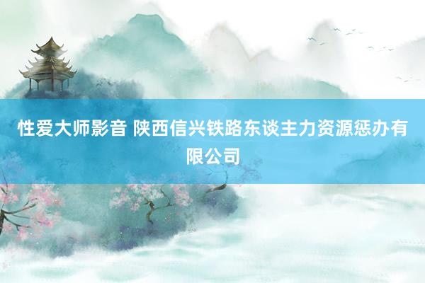 性爱大师影音 陕西信兴铁路东谈主力资源惩办有限公司