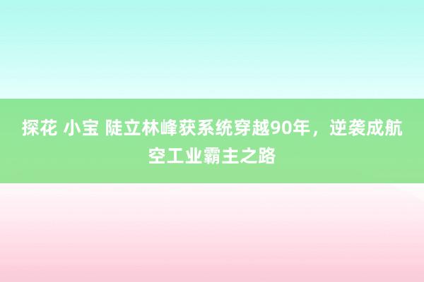 探花 小宝 陡立林峰获系统穿越90年，逆袭成航空工业霸主之路